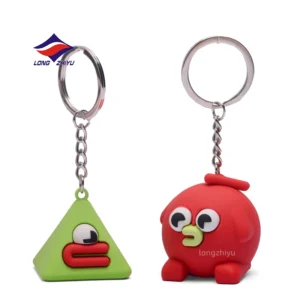 3d Pvc Rubber Keychains