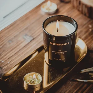Handmade Soy Wax Scented Candle in Glass Jar
