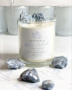 Customizable Gemstone Chakra Soy Wax Candle