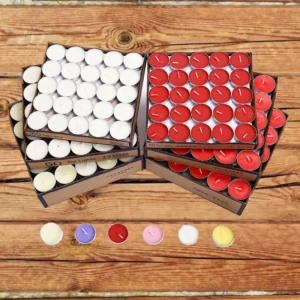 50-pack Round Paraffin Wax Tea Lights