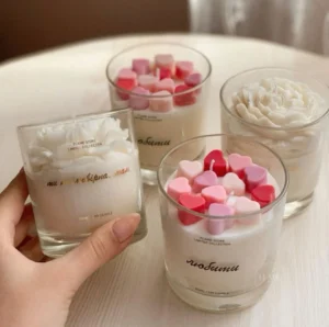Handmade Heart-shaped Aromatherapy Candle