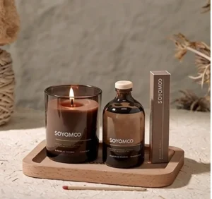 Flameless Soy Wax Scented Candle Set