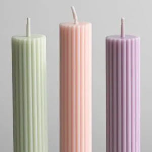 Eco-friendly Fluted Pillar Candle