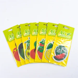 Fruit Scent Car Air Freshener Tags