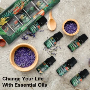 Pure Essential Oils Gift Set Bottles