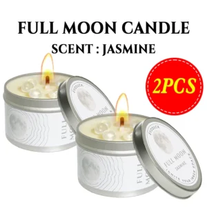 Jasmine Soy Wax Aromatherapy Candle