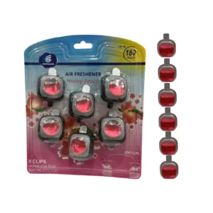 Honey Peach Car Air Freshener 6-pack
