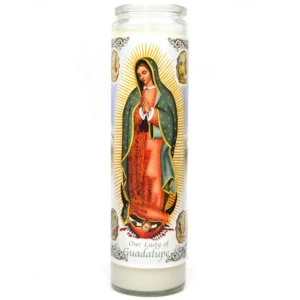 Printed Glass Prayer Candle