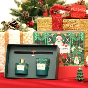 Octagonal Glass Bottle Home Fragrance Set