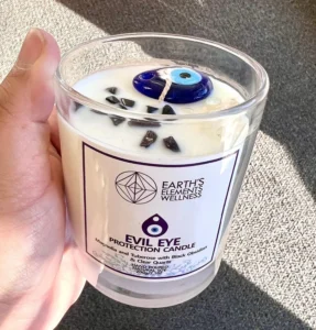 Luxury Soy Wax Evil Eye Jar Candle