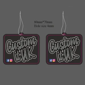 Customizable Hanging Car Air Freshener