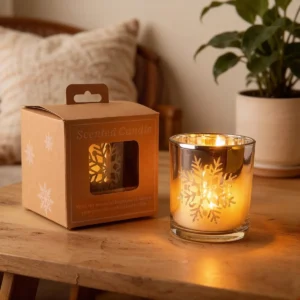 Handmade Rose Scented Aromatherapy Candle