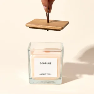 Luxury Scented Soy Wax Candle in Glass Jar