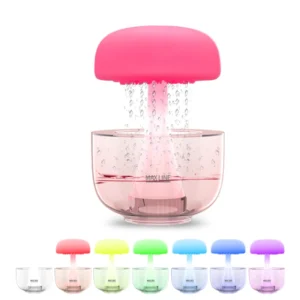 Portable Ultrasonic Aroma Humidifier with Led Light