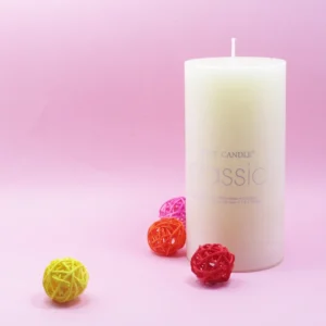 Handmade Cotton Wick Pillar Candles 7.5x15cm