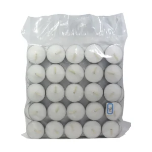 White Paraffin Wax Tealight Candles