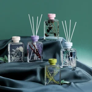 Luxury Reed Diffuser Set with Glass Bottle