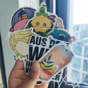 Customizable Paper Car Air Freshener