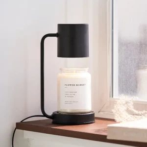 Flameless Metal Base Candle Melting Lamp