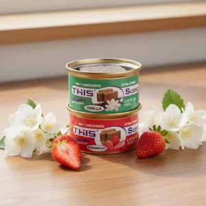 Portable Car Air Freshener Tin Can