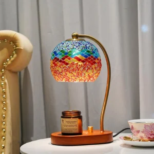 Moroccan Mosaic Glass Electric Candle Warmer