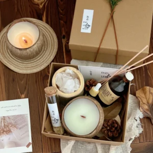 Handmade Coconut Shell Aromatherapy Candles