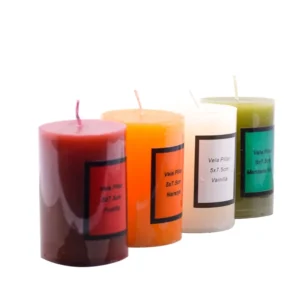 Multicolor Scented Pillar Candle