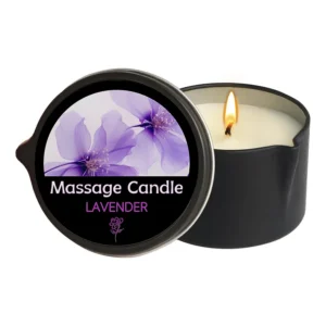 Lavender Aromatherapy Massage Oil Candle