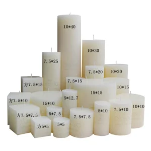 Classic Smokeless Pillar Candles