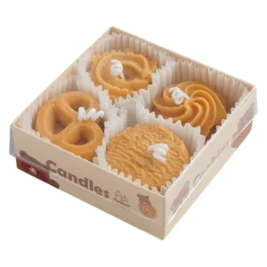 Cookie-shaped Aromatherapy Candle Set