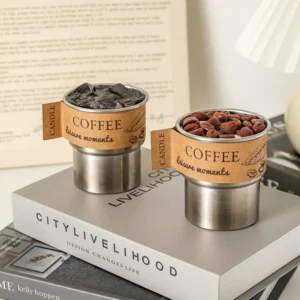 Coffee Bean Scented Soy Wax Candle