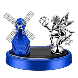 Solar-powered Angel Windmill Car Perfume