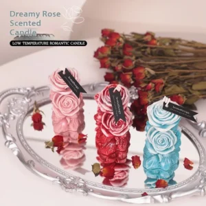 Handmade Rose Scented Soy Wax Candle