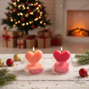 Eco-friendly Heart Aromatherapy Candles