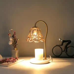 Modern Electric Candle Warmer with Marble Base