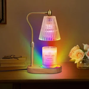 Adjustable Metal Candle Warmer with Rgb Lighting