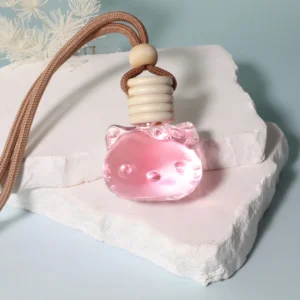 Kitty Cat Glass Perfume Bottle