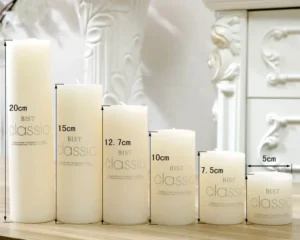 Customizable Soy Wax Pillar Candle