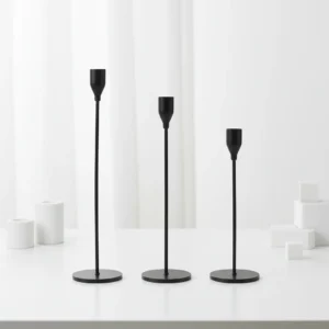Gold Brass Eco-friendly Candlestick Holder