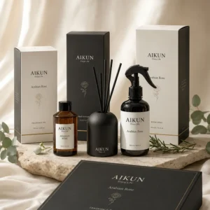 Minimalist Glass Reed Diffuser Set